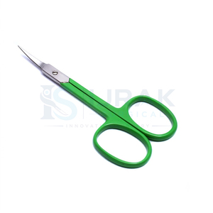Green Beauty Manicure <b>Scissors</b> Straight Blade Cuticle Trimming Shears Stainless Steel Sharp <b>for</b> Salon <b>Nail</b> Care - Product Image 1