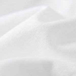 Camiseta de gran tamaño con hombros caídos para hombre, camiseta de corte cuadrado de peso pesado, estampado de pantalla personalizado, logotipo, ropa de calle, estilo 100% algodón en blanco - Product Image 5