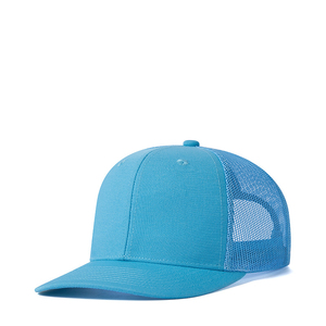 หมวกเบสบอลปักโลโก้ตามสั่ง ปรับขนาดได้ ระบายอากาศดี หมวกแก๊ปแบบ Snapback หมวกตาข่ายลำลองสำหรับผู้ชาย - Product Image 3
