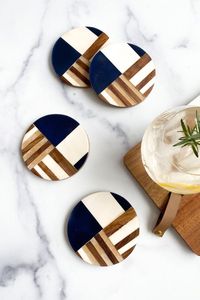 bone inly <b>coasters</b> hand made <b>coasters</b> - Product Image 2