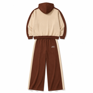 ONETEN APPARELS Conjunto Deportivo 2 en 1 con Capucha y Bloques de Color Estampados para Hombre, 100% Algodón, Transpirable, Corte Regular, Largo Completo, Invierno - Product Image 2