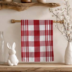 Serviette de cuisine à motif à carreaux pour une utilisation en cuisine Serviettes de cuisine de golf pour la maison en provenance d'Inde au prix le plus bas - Product Image 1