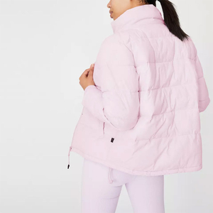 High Quality Women Bubble Jackets Custom Breathable Zipper Winter Warm Women Bubble Puffer Jacket - Product Image 2