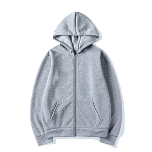 Sudaderas con Capucha Unisex 100% Algodón, Sudaderas Deportivas con Cierre, Chaquetas con Cierre Clásicas de Moda Casual, Ropa Urbana Hip Hop Y2K - Product Image 4