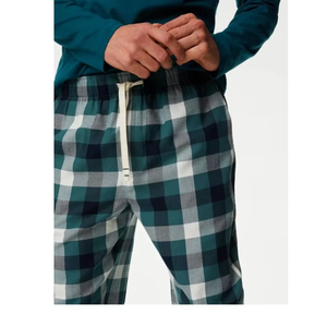 New Arrivals Superior Quality Men's Slim Fit <b>Plaid</b> Flannel Joggers Casual Night Wear <b>Trouser</b> Lightweight Winter for Adults Boys - Product Image 6