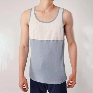 Prix Abordables, Qualité Supérieure Personnalisable, Débardeur de Sport en Tricot à Col Rond pour Hommes, Logo Personnalisé sur le Devant, Sans Manches, Respirant - Product Image 6