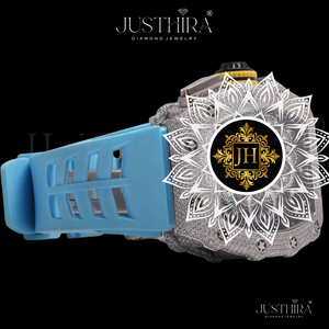 Reloj Automático de Cuarzo para Hombre con Correa de Goma y Caja de Aleación, Suministro Directo de Fábrica, con Esfera de CRISTAL DE ZAFIRO - Product Image 2