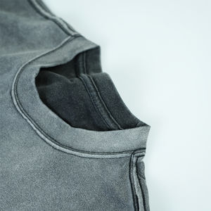 Camiseta de Hombre de Alta Calidad, Estilo Acid Wash, 100% Algodón, Transpirable, de Secado Rápido, Ecológica, con Diseño Sólido y Elegante - Product Image 4