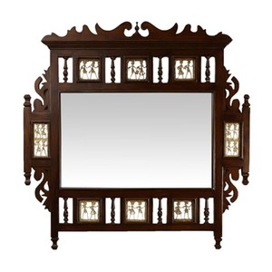 Espejo de Pared Arqueado de Madera de Teca Premium Contemporáneo |   Venta al por Mayor de Artículos Artesanales Ecológicos y Duraderos de Aqudus Saleem - Product Image 5