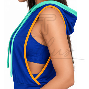 Top Corto de Alta Calidad para Mujer, Ropa para Adultos, Venta Caliente, Precio Económico, Transpirable, con Logotipo/Diseños Personalizados - Product Image 3
