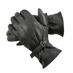 Guantes de Motociclismo RELEVO INDUSTRIES RI-MG-221 de Cuero Negro, Protección Completa para los Dedos, Impermeables, Antideslizantes, de Cuero PU - Product Image 6