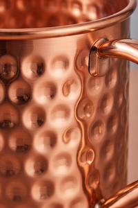 Hammered Pure Copper Moscow Mule Mug Traditional Drinkware Solid Metal Coffee <b>Tea</b> <b>Cup</b> Barware Supplies - Product Image 4