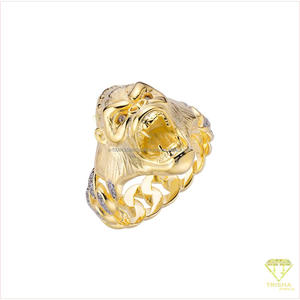 Anillo de lujo para hombre con diamante cultivado en laboratorio de plata 925 para revendedores de joyería al por mayor y compradores globales. - Product Image 3