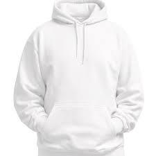 Sudadera con Capucha para Hombre STELLAR Blanca, Forrada de Felpa, Tejida, Corte Regular, 100% Algodón, Ecológica, Transpirable, Ropa de Invierno - Product Image 3