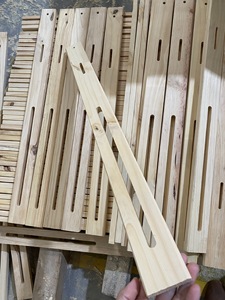 HLC Durable Industrial Design <b>Bunk</b> <b>Bed</b> Headboard with Storage Steel Support Struts Pine <b>Wood</b> & Plywood Construction Multi-Sized - Product Image 4