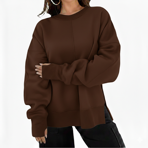 Sweat-shirt oversize style streetwear unisexe, coupe décontractée, en coton chaud, pull, best-seller des vêtements d'hiver - Product Image 5