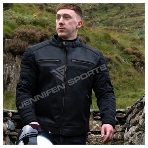 Men's Classic Motorcycle <b>Jacket</b> Handmade High Quality Genuine Cowhide Nubuck Leather <b>Biker</b> <b>Jacket</b> Fashionable Style - Product Image 3