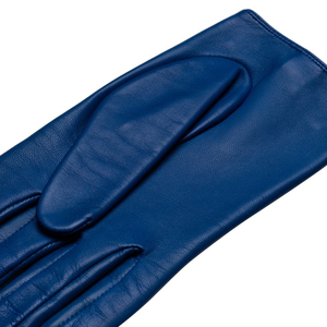 Guantes de Conducción de Cuero Azul Eléctrico Retro para Hombre |   Diseño Perforado Vintage |   Guantes de Carreras Premium de Piel de Cabra/Oveja Suave - Product Image 3