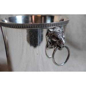 Stainless Steel <b>Ice</b> <b>Bucket</b> Round Classic Design Lion Head Handle Rust Resistant Party Use Champagne Wine Chiller Custom Designs - Product Image 4