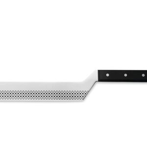 Couteaux à fromage en acier inoxydable avec lame perforée et manche noir pour couper, trancher et servir les fromages doux et durs - Product Image 5