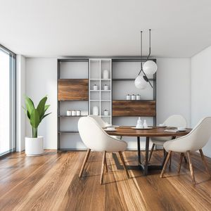 Suelo Vinílico SPC 100% Impermeable, Sistema de Clic, 5mm 6mm 20mil, Diseño Personalizado para Cocina y Baño - Product Image 1