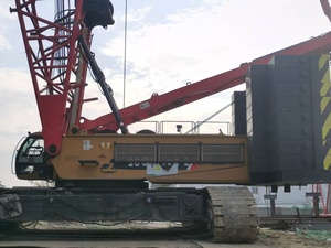 การก่อสร้างโรงไฟฟ้าใช้รถเครนตีนตะขาบ SANY SCC3500A ขนาด 350 ตัน ปี 2019 อุปกรณ์ยกของหนัก Superlift - Product Image 6