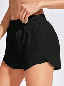 Shorts de yoga pour femmes, leggings élastiques pour la course à pied et l'entraînement, shorts de sport pour dames, vêtements de sport - Product Image 1