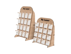 Modern Retail Display Rack – Freestanding Shop Display Stand for Product & Merchandise Organization - Product Image 2