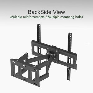 Supporto TV a Doppio Pendolo con Base Grande da 26-55 Pollici, Cuscinetto TMDS 105, Capacità 40Kg, Compatibile 400*400, Inclinazione Superiore/Inferiore 10~10 Gradi, Carrello Porta TV - Product Image 2