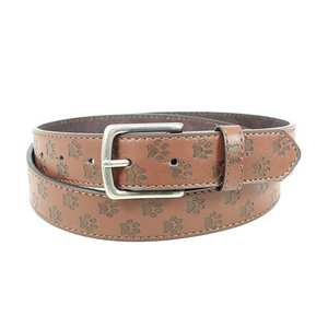 Cinturón de Cuero de Alta Calidad para Uso Casual, Cinturón de Cuero Duradero con Diseño de Logotipo Personalizado Impreso - Product Image 1