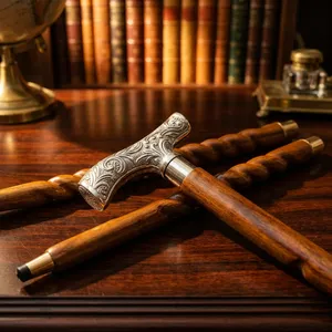 Victorian Style <b>Metal</b> Handle Wooden <b>Walking</b> Cane Handmade Vintage Gentleman <b>Walking</b> <b>Stick</b> Ornate Decorative Cane Classic - Product Image 5