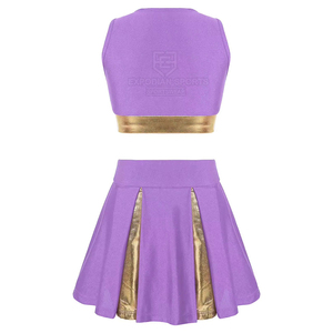 Uniforme de cheerleading pour femmes en matériau durable, séchage rapide, 100 % polyester, fabriqué par un grand fabricant, faible MOQ. - Product Image 2