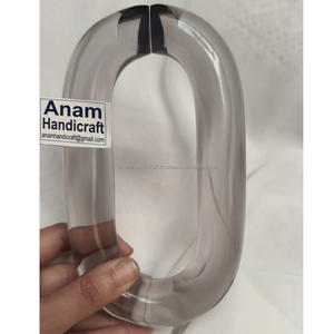 Décorations murales en chaîne acrylique modernes personnalisées, ornements en résine modernes faits à la main, suspendus pour la décoration de la maison, prêts pour le festival Diwali - Product Image 1