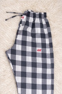 Pijama de Verano para Hombre 2026, Diseño a Cuadros Negro Medianoche, Ligero y Cómodo, Ropa de Dormir para Hombre - Product Image 3
