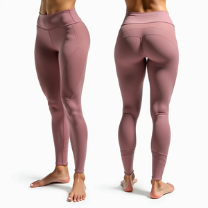 Leggings de fitness personnalisés pour OEM, nouvelle collection, tissu tricoté sans couture, design OEM, leggings de fitness push-up en promotion - Product Image 6