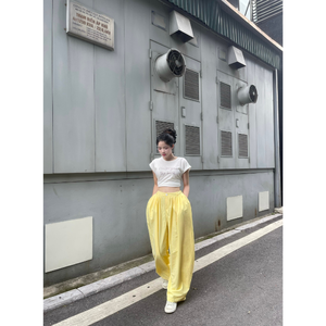 Pantalones Harem de Verano para Mujer de la Mejor Calidad, Corte Regular, Cintura Elástica, Orgánicos, Hechos en Vietnam, Ecológicos, Pintados, Muestra Gratis - Product Image 3