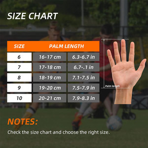 Guantes de Portero Profesionales, Guantes de Fútbol con Protección para los Dedos, Hechos a Medida, Transpirables - Product Image 3