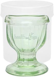Vaso de vidrio verde para lavar los ojos HealthAndYoga, alivia la fatiga ocular después de estar frente a la pantalla, fabricante indio, suministro al por mayor. - Product Image 1