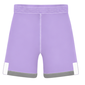 Pantalones Cortos de Rugby Blancos Lavanda con Cintura Elástica y Cordón Ajustable, Ropa Deportiva Ligera para Entrenamiento y Partidos - Product Image 2