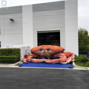 <span class=keywords><strong>Crabe</strong></span> gonflable extérieur attrayant en tissu Oxford avec logo personnalisé, sculpture de <span class=keywords><strong>crabe</strong></span> des neiges pour la promotion de festivals de fruits de mer, de plages, d'expositions ou de centres commerciaux - Product Image 5