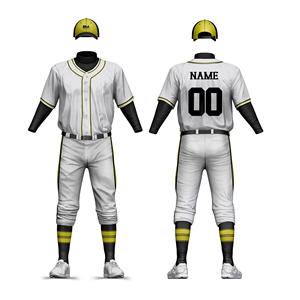 Derniers uniformes de baseball personnalisés OEM en gros, maillots de softball en polyester sublimé vierges et pas chers, maillots de baseball - Product Image 5