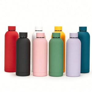ขวดน้ำสแตนเลสสียางกระติกน้ำร้อนผนังสองชั้น - Product Image 3