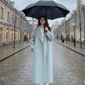 Manteau d'hiver pour femmes tendance, nouveau style, grande taille, chaud, logo personnalisé, service OEM, 100% rembourrage en duvet, enveloppe en laine/polyester - Product Image 5