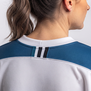 Maillot de hockey sur glace pour femmes en mesh à col en V, maillot de hockey sur glace sublimé à manches courtes pour femmes, maillot de hockey sur glace premium pour femmes - Product Image 5