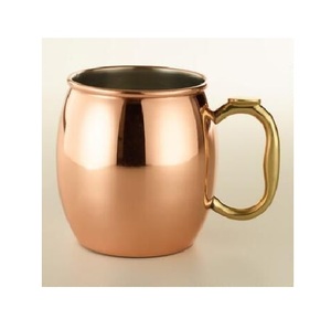 hand forged copper moscow mule <b>mugs</b> <b>set</b> with elegant curved shape ideal for serving chilled beverages in home kitchen bar - Product Image 2