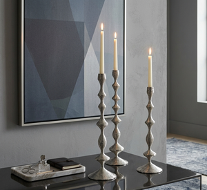 Good Looking Metal Taper <b>Candle</b> Holder Combination of White & Gold for Candlelight <b>Dinner</b> Home & Wedding Decor - Product Image 4