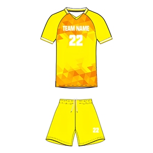 Uniformes de Fútbol de Alta Calidad para Clubes y Equipos, Conjunto de Camiseta y Pantalones Cortos para Hombre, Sublimación Personalizada, Conjunto de Camiseta de Fútbol para Niños - Product Image 4