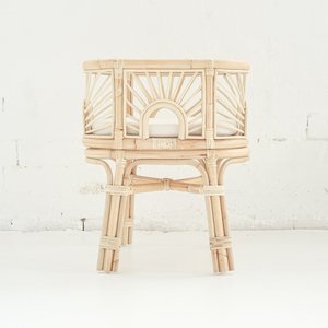 Accessoires pour poupées à prix avantageux, berceau en rotin naturel, mini berceaux, jouets pour bébés et tout-petits - Product Image 3