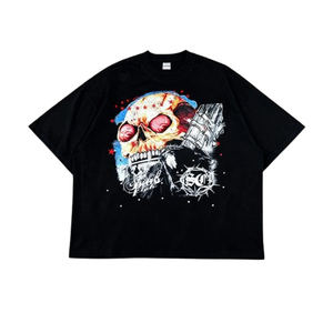 Camisetas Gráficas Personalizadas de Algodón 100% con Cuello Redondo, Estilo Oversize, Lavado Ácido, Estampado Urbano, Anti-UV y de Secado Rápido para Hombre - Product Image 5