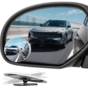 Set di 2 Specchietti Convessi HD Senza Cornice per Angoli Ciechi, Accessori per Specchietti Laterali Auto per Migliorare la Visibilità - Product Image 1